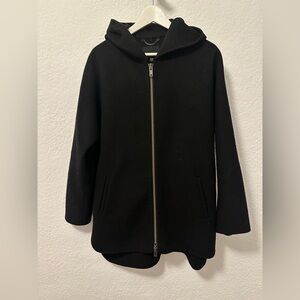 Banana Republic double faced wool hooded jacket.